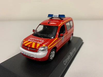 Norev Citroën Berlingo Pompier - secours Medical 2004 1/43 155722 0223 - Photo 1/4
