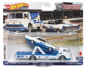 1:64 Hot Wheels Team Transport '65 Ford Galaxie + Ford C-800 #38 - Imagen 1 de 1