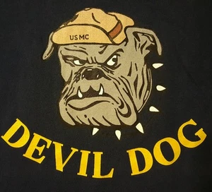 U.S.M.C. PRE-OWNED DEVIL DOG Size Medium T-Shirt - Picture 1 of 6