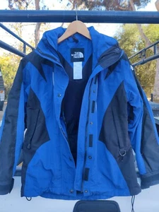 Vintage 90’s The North Face Women’s Extreme Light Blue Snowboarding Ski Jacket 4 - Picture 1 of 12
