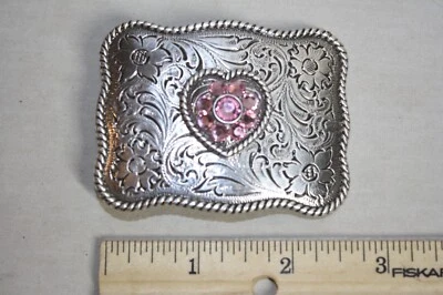 ¡Hebilla de cinturón occidental corazón Nocona para dama! Foto 1 de 3
