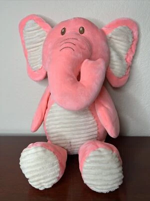 Kellytoy 18” Elefante Peluche Melocotones y Crema Sonajero Interior Peluche Suave Foto 1 de 4