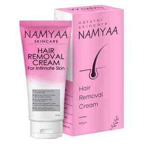Namyaa Hair Removal Cream 60gm for Intimate Skin with After Wax Soothing Serum - Picture 1 of 7