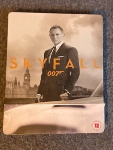 Skyfall Steelbook Blu-ray 007 James Bond Movie, Spy M16 Investigation - Picture 1 of 2