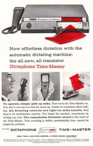 1958 Dictaphone: Time-Master Vintage Print Ad - Picture 1 of 1