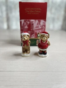 Coctelera de sal y pimienta de osos de Navidad Fitz & Floyd “Colección Primeras Damas” - Imagen 1 de 4