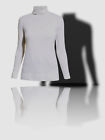 $250 Neiman Marcus Women White Cashmere Basic Turtleneck Sweater Size S