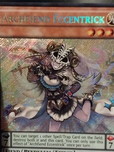 ARCHFIEND ECCENTRICK 1ST edition SECRET RARE CORE-EN042 SP042 Is MINT YUGIOH - Picture 1 of 10