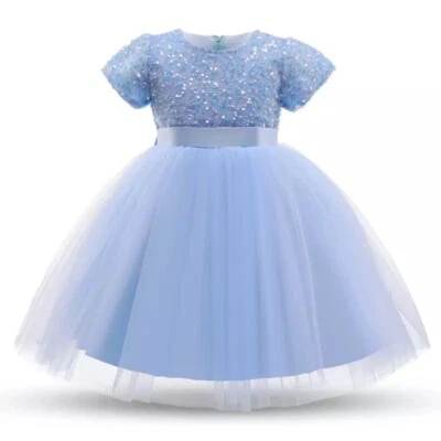 Tutu Traje de Fiesta Para Niñas Prom Quinces Bodas Cumpleaños Encaje Lentejuelas - Изображение 1 из 4