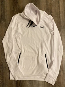 Under Armour Womans Ladies Sweatshirt White Size Small Loose Fit 1293020 - Picture 1 of 7
