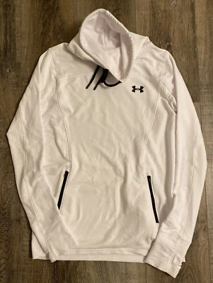 Under Armour Womans Ladies Sweatshirt White Size Small Loose Fit 1293020 - Image 1 of 4