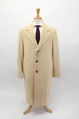 NWT$7495 Brunello Cucinelli Men Cashmere Blend Overcoat W/LogoButton50/40US A252 - Image 1 of 4