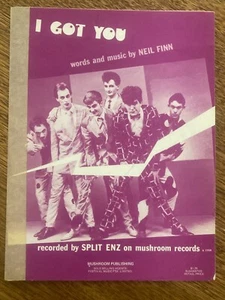 SPLIT ENZ: I Got You. RARE Vintage Original Australian sheet music - Picture 1 of 2
