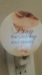 PRAY THE LORD MY SOUL TO KEEP Night Light, Inspirational, Christian, Religious - Picture 1 of 1