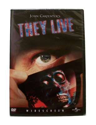 John Carpenter's "THEY LIVE (1988)" Widescreen DVD (2003, Universal) - Image 1 of 2