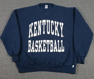 Vintage Kentucky Wildcats Basketball Russell Athletic Mens Sweatshirt Size 3XL - Picture 1 of 8
