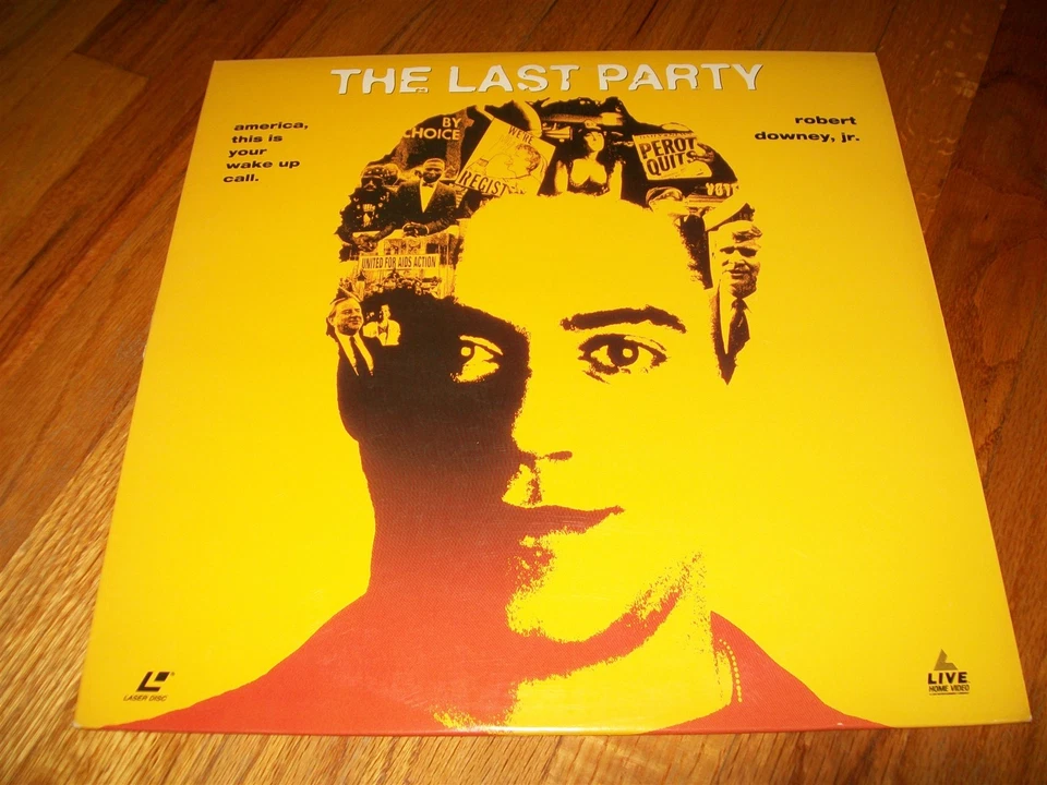 THE LAST PARTY Laserdisc LD EXCELLENT CONDITION VERY RARE ROBERT DOWNEY JR. - Image 1 of 1