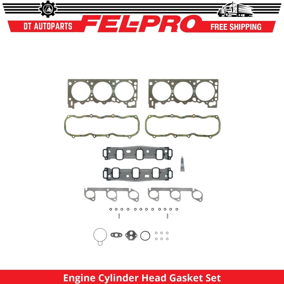Juego de juntas de culata de motor V6 Fel-Pro para Mazda B4000 1995-1996 4,0 L Foto 1 de 1