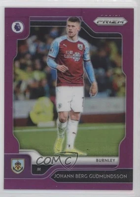 2019-20 Prizm Premier League Purple /99 Johann Berg Gudmundsson Berg Gudmundsson - Image 1 of 2