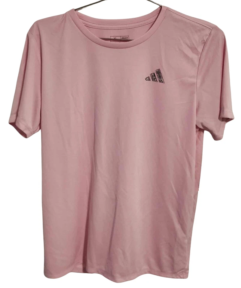 Adidas Youth Art of Soccer Pink Short Sleeve Performance Tee - XL (18/20) - Image 1 of 1
