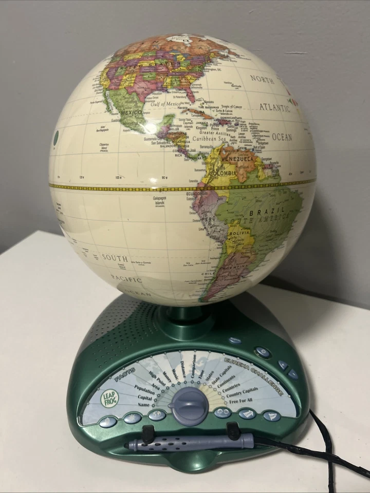 Leapfrog Interactive Talking Smart Globe EXPLORER Eureka Challenge Facts - Image 1 of 4