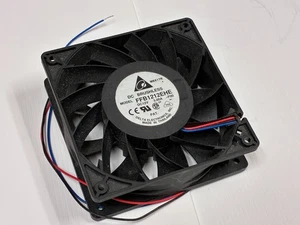 Delta FFB1212EHE-F00 120 x 38 mm Double Ball Cooling Fan 3-wire 3A 12V 12cm - Picture 1 of 1