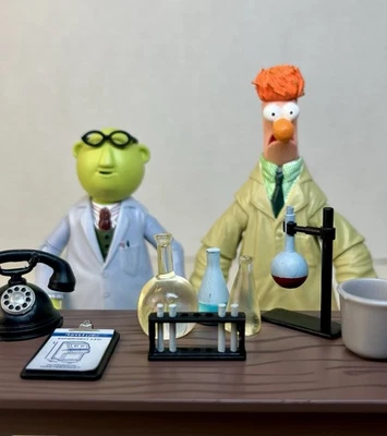 Juguetes Diamond Select Disney Los Muppets Bunsen y Beaker COMPLETO Foto 1 de 4