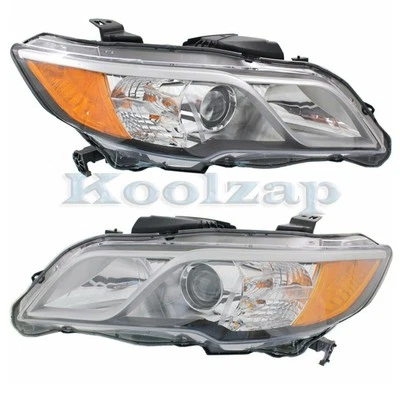 For 13-15 RDX Front Headlight Headlamp Halogen Head Light Lamp w/Bulb SET PAIR Foto 1 de 4