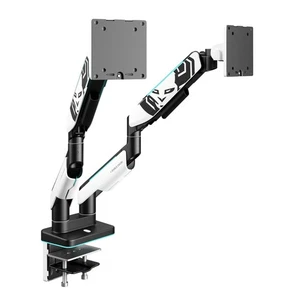 Diablo X-Arm Double Bras Moniteur LED RGB Support Écrans 17-49 Pouces - Photo 1/16