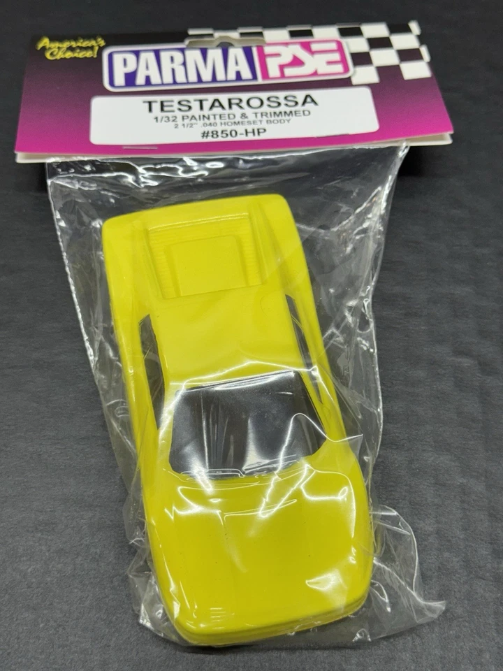 Parma 1/32 желтый Lexan Ferrari Testarossa тела #850-HP заводской окрашенный - новый - Изображение 1 из 1