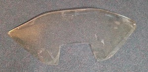 Genuine OEM Suzuki Snowmobile Windshield 61510 97603 NOS 73-4' SM11 & 30 Vintage - Picture 1 of 8