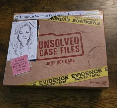 Unsolved Case Files Jane Doe Del Fuego Island Fire 2023 Murder Mystery Game  - Image 1 of 4