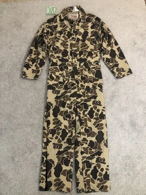 复古 Walls Blizzard-Pruf 青少年 18 码工作服迷彩狩猎美国制造 — 第 1/4 张图片