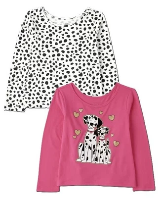 New 2 Pack TCP The Children's Place Dalmation Puppy Dog Shirts Size 12-18 mo NWT - Image 1 of 2