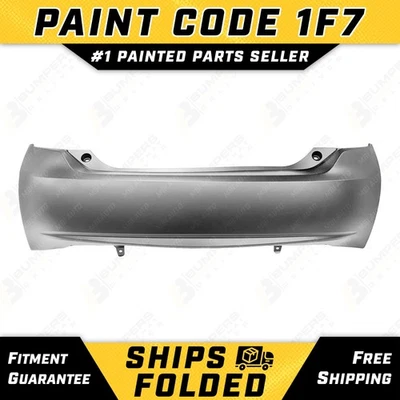NEW Painted *1F7 - Silver* Rear Bumper Cover Fascia for 2010-2015 Toyota Prius Foto 1 de 4