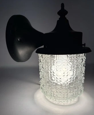 古董 20 世纪 40 年代 50 年代都铎艺术工艺品小屋门廊灯壁灯壁灯泡泡钩 — 第 1/4 张图片