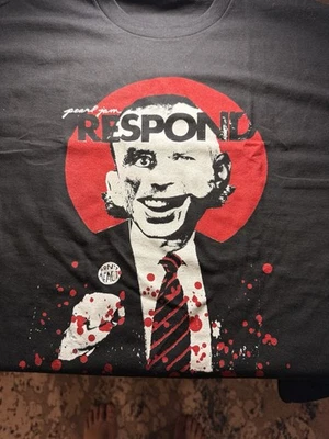 Pearl Jam Concert T-shirt | Dark Matter Tour '25  | Respond Logo | XXL Black  - Image 1 of 3