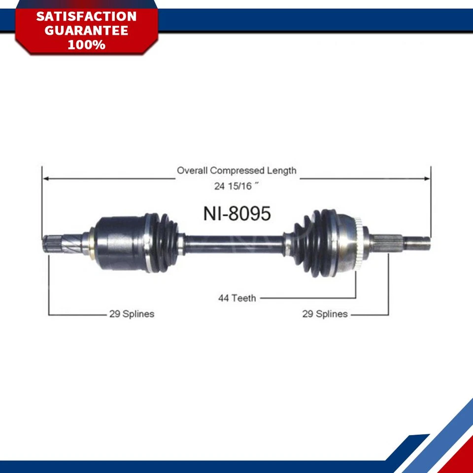 Junta eje CV conductor delantero izquierdo para 2000 2001 2002 2003 04 Nissan Máxima I35 Foto 1 de 3