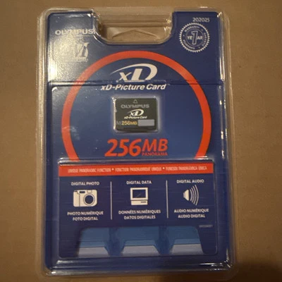 NEW Genuine Olympus 256MB xD-Picture Card MXD256M3 Type M high capacity w/holder - Image 1 of 2
