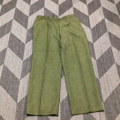 Le Suit Women Green Elastic Waistband Straight Leg Lined Dress Pants 14W 36/30” - Image 1 of 4