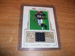 2003 Fleer Avant Football Corey Dillon Game Worn Jersey Card 75/75 Bengals - Picture 1 of 4