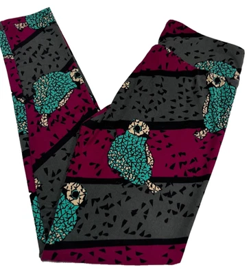 Leggings LuLaRoe Mujer Talla Única Pájaros Gris Rosa Hechos en Indonesia OS NUEVOS CON ETIQUETAS Foto 1 de 4