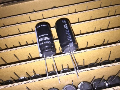 10PCS RUBYCON 400V120UF 16X30mm QXW series 105 degree 120UF 400V 120uf/400v - image 1 of 2