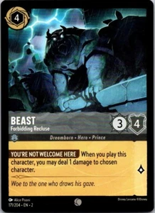 Disney Lorcana Beast Forbidding Einsiedleraufstieg des Überschwemmungsgeborenen kostenloser Versand! - Bild 1 von 1