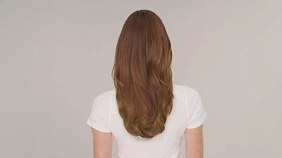 Secret Extensions Salon Edt. Daisy Fuentes Headband 18" 80g Hair Light Red Brown - Image 1 of 4