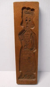 Niederländische handgeschnitzte deutsche Springerle Lebkuchen Holz Keksform 9,5" x 2,75" - Bild 1 von 7