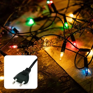 Catena Luminosa Colorate Interni, Catena Di Luci Di Natale, Corrente 230V - Foto 1 di 23