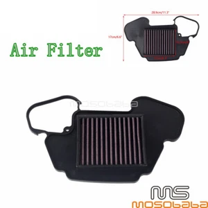 Replacement Air Cleaner Intake Filter Black For Honda MSX125 Grom 2013-2019 - Picture 1 of 8