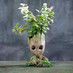 Baby Groot Flower Pot Succulent Planter Stift Topf Halter Guardian Of The Galaxy - Bild 1 von 3