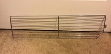 Lot of 10 Wire Shelf Bin Divider Fence White Fits Gondola Lozier Madix shelving